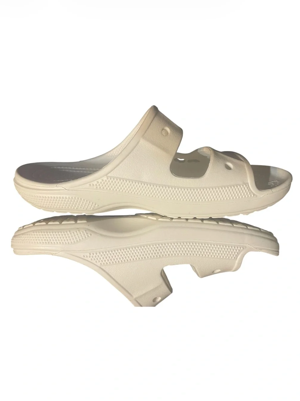 Crocs Adult Baya Sandals, Winter White, Men's 8 Women's 10